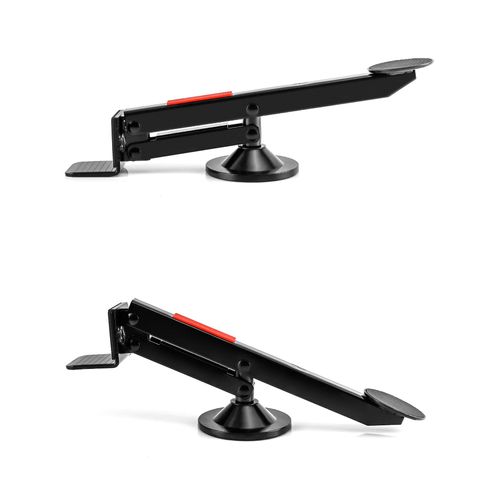 QWORK Swivel-Type Door and Board Lifter, Door Lifter Installation Tool, Black