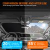 For Chevrolet Car Windshield Visor Foldable UV Heat Block Sun Shade Shield Cover
