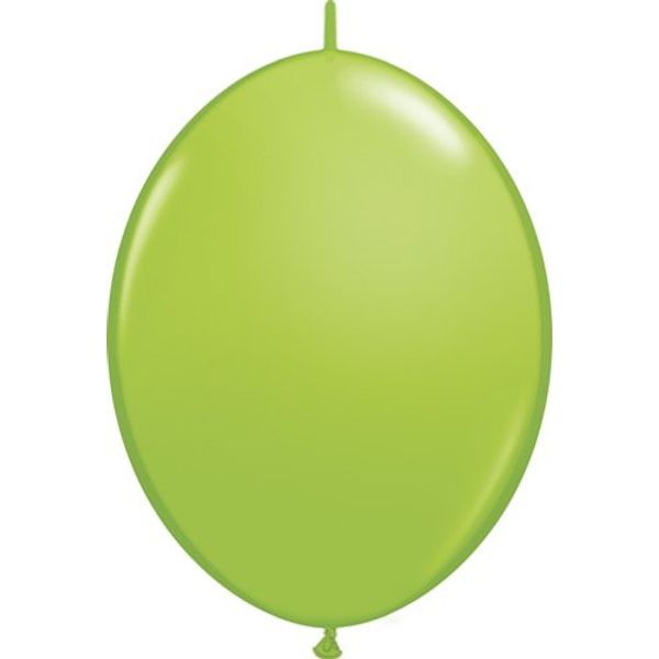 Qualatex 6" Quick Link Balloons Assorted Colors (Lime Green)