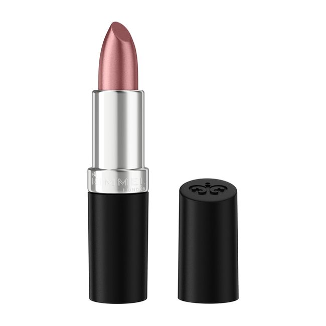 Rimmel London Lippenstift aus Stick Lasting Finish, langanhaltender Lippenstift für weiche Lippen, mit leuchtendem Finish und reinen Pigmenten, modularer Lippenstift, leicht aufzutragen, 905 Iced Rose