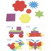 155 Pieces Wooden Puzzle Montessori Pattern Blocks Educational Toy  Development