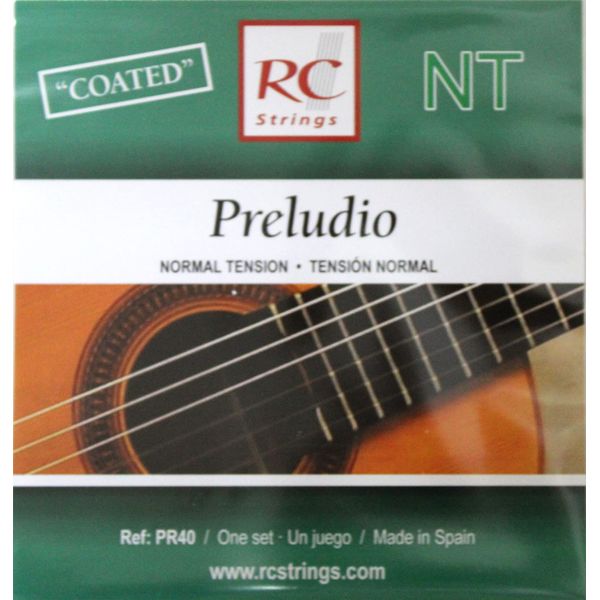 Royal Classics PR40 Preludio Premium Nylon Classical Guitar Strings, Medium