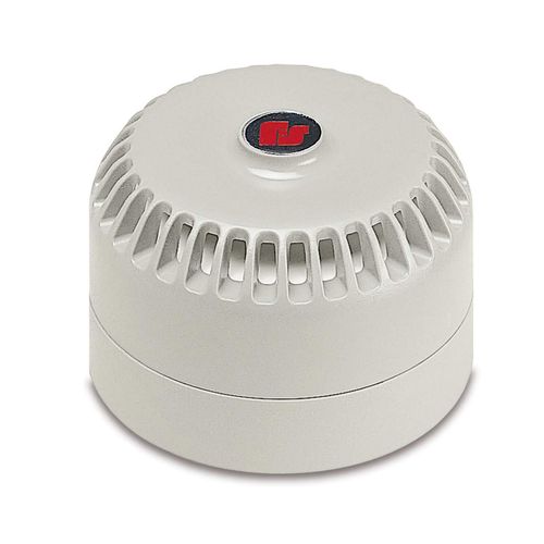 Federal Signal Low Profile Mini Sounder, Outdoor, 9-28VDC, White