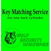 Key Matching Service Purchase After Pre Approval In Conjunction W/Lock Purchase