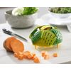 Joseph Joseph Bloom Folding Steamer Basket for Vegetables, compact storage - Green, 4