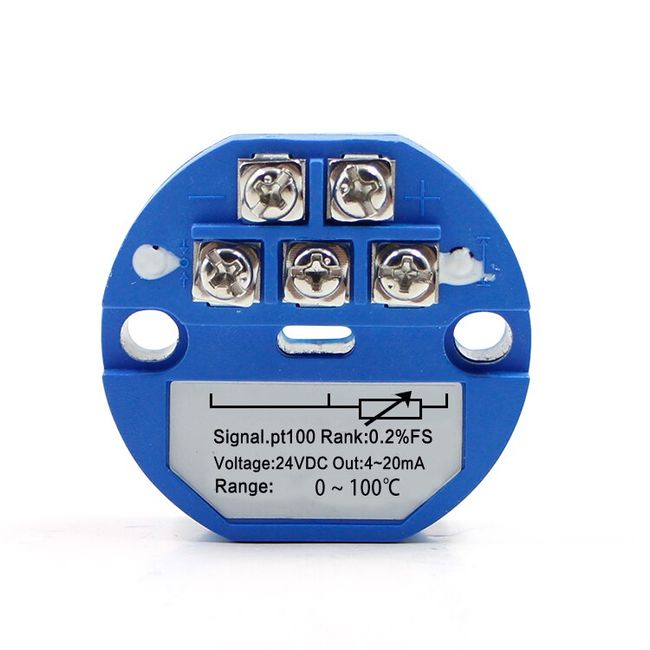 Industrial RDT Temperature Transducer 4-20mA Output Temperature Sensor  PT100 Temperature Transmitter Price