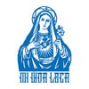 Maria Mi vida loca Initial N Cutting Sticker Blue Blue
