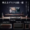 amesoba Walnut Laptop Stand (Walnut, Single Storage)