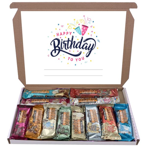 Grenade Carb Killa 12x60g High Protein Bars Bar Gift Hamper Box Mixed 12 Flavours (Birthday)