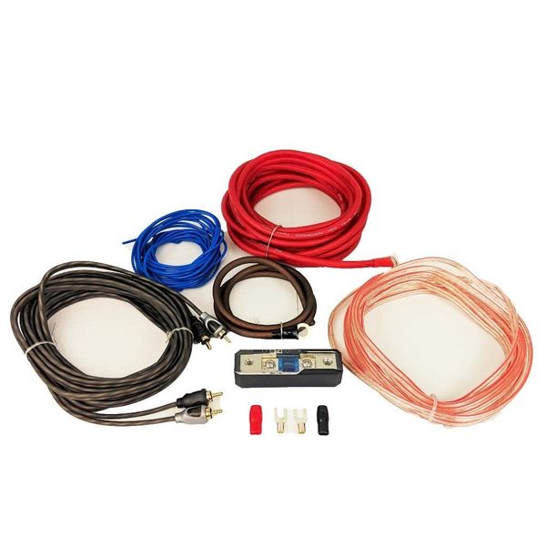 2000 Watt Complete 8 GAUGE Car Amp Audio Amplifier Wiring Kit Cable Subwoofer!!