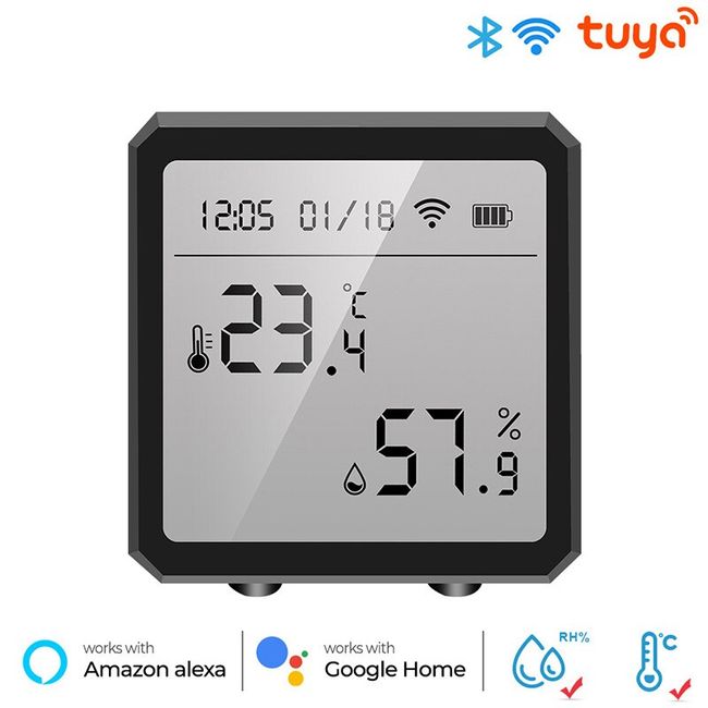 Tuya Smart WiFi Temperature and Humidity Sensor Celsius and