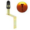 Biqing mounting Bracket for Rotating Beacon Light ,Warning Beacon Lights Bracket with Wire for DIN Pole Mount Flashing Strobe Light 1PCS
