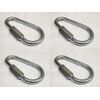 X4 3.5MM Zinc Plated Pear Shaped Quick Link - Repair Secure Attach Rope