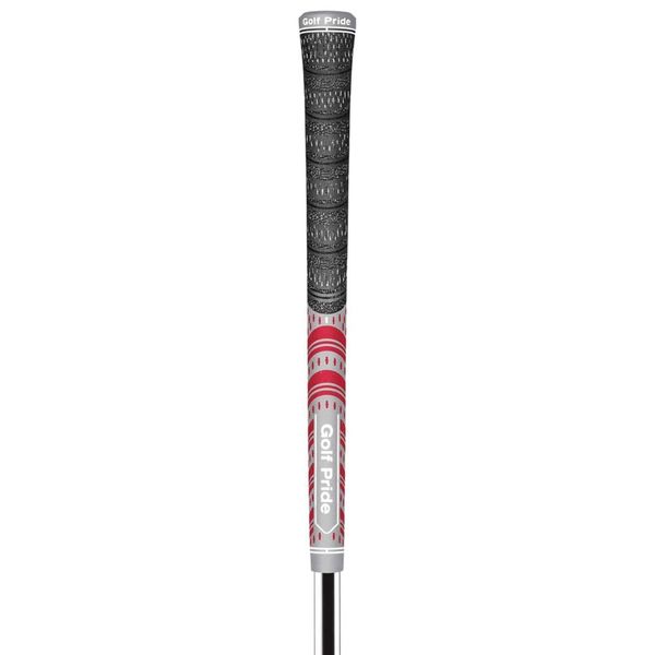 Golf Pride MCC Multi Compound Teams Golf Grip (Grey/Red)