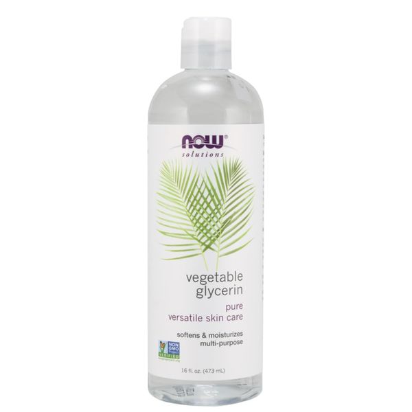 Now Foods Solutions Pflanzliches Glycerin, flüssig, 473ml, Laborgeprüft, Sojafrei, Vegan, Ohne Gentechnik