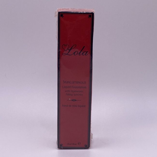 Lola Skin Luminous Liquid Foundation w/Hyaluronic Spheres HONEY 1 oz BNIB