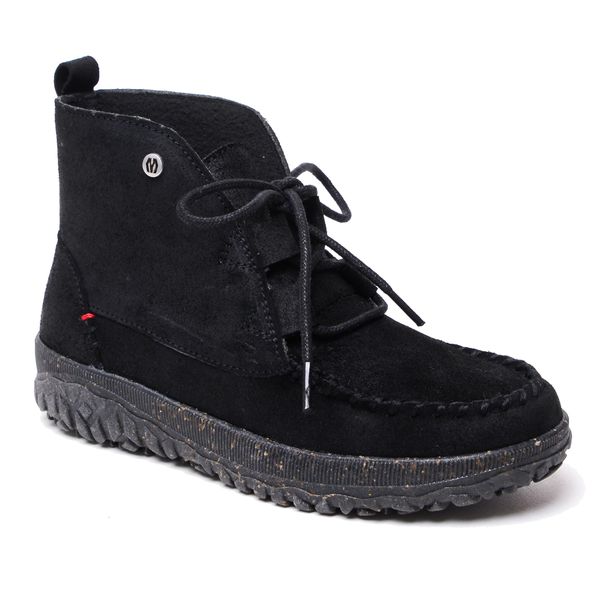 Minnetonka Women's Tealey, Black, 10 M