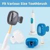Waenerec Toothbrush Cover Cap Toothbrush Coverings Clips Portable Toothbrush Protector Toothbrush Storage Head Cover for Bathroom Home Travel Toothbrush Case - 6 Packs