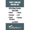 Chevrolet S10 4x4 Transfer Case Shift Cable Repair Kit w/ Replacement Bushing