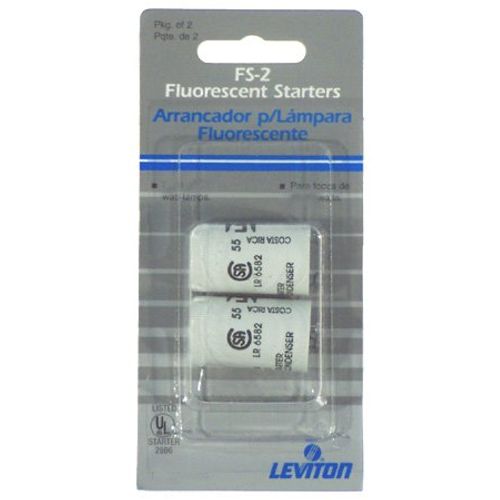 Leviton C21-12410-000 30 To 40 Watt Fluorescent Starters 2 Count