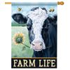 Holstein Cow House Flag