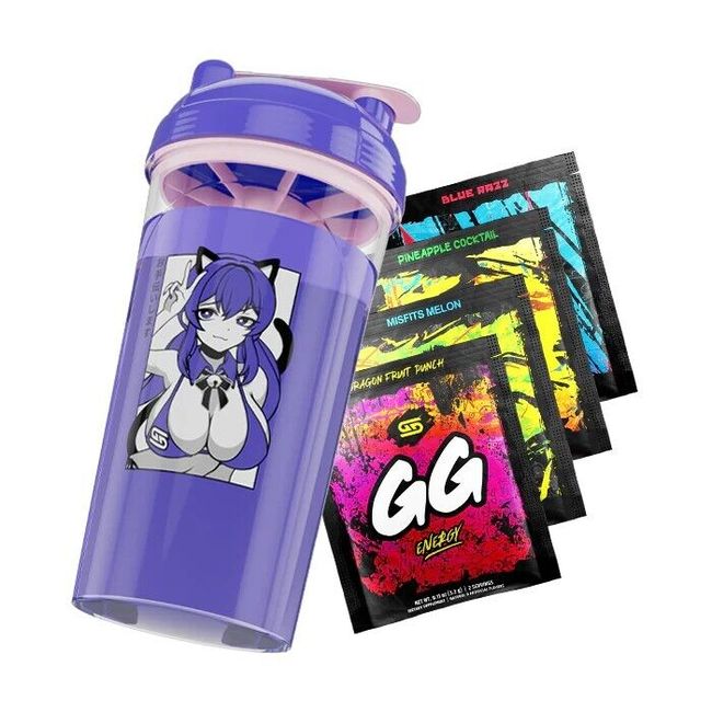 Lot of 2 GamerSupps GG Waifu Cup Shaker VIII Sad Neko & IX Mischievous $40  OBO for Sale in Lincoln Acres, CA - OfferUp