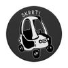 SKRRT Toddler Toy Car Blackwork PopSockets Swappable PopGrip