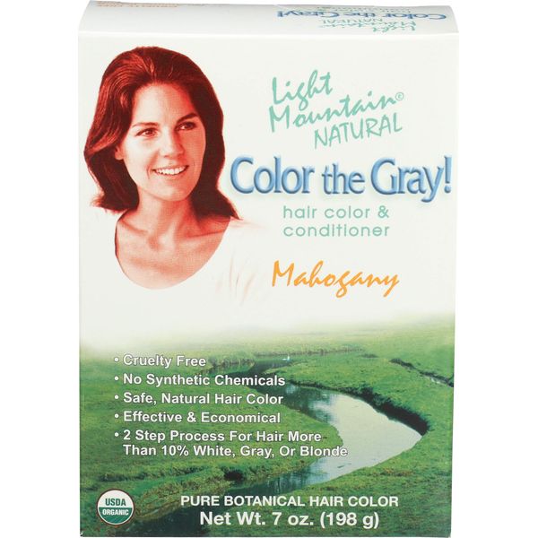 LIGHT MOUNTAIN Organic Color The Gray Mahogany, 7 OZ