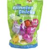 Frankford Bunnies & Chicks w/Jelly Beans 16 Designed Plastic Easter Eggs 2.82 oz