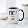 CafePress Free AF 15 oz (444 ml) Ceramic Coffee Mug
