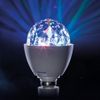 MSC LED E27 - Disco Ball Light Rotating Multi-Coloured Lightbulb Edison Screw Fitting E27