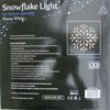 Warm White LED Snowflake Light 35cm x35cm Christmas Xmas