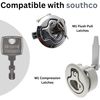 Southco Key M1-545-4 Replacement for Push Locks, Slam Latches and Compression Locks Bundled with Robby's Cloud Keychain (4-Pack)
