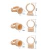Ruiqas Tattoo Ink Ring Cup 100pcs, Silicone Eyebrow Nail Art Pigments Rings Holder Container Tool