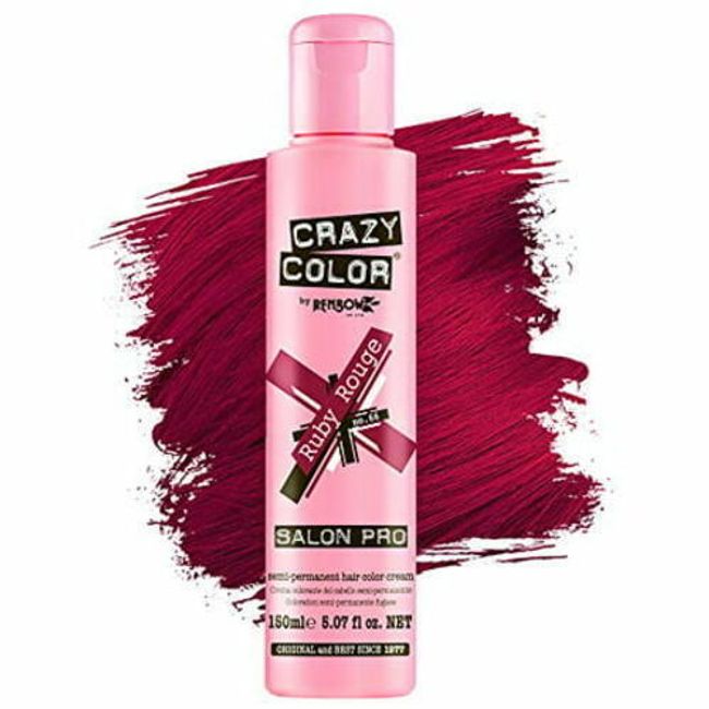 CO-01874 CRAZY COLOR SEMI-PERMANENT HAIR COLOR CREAM - 66 RUBY ROUGE