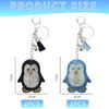2 Pieces Penguin Keychains, Creative Keychains, Rhinestone Keychains, Gift Keychains, Cute Keychains
