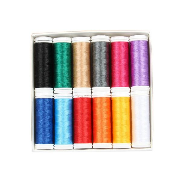 Ackermann Embroidery Stickgarn 12x 260m Stärke 40, 100% Polyester