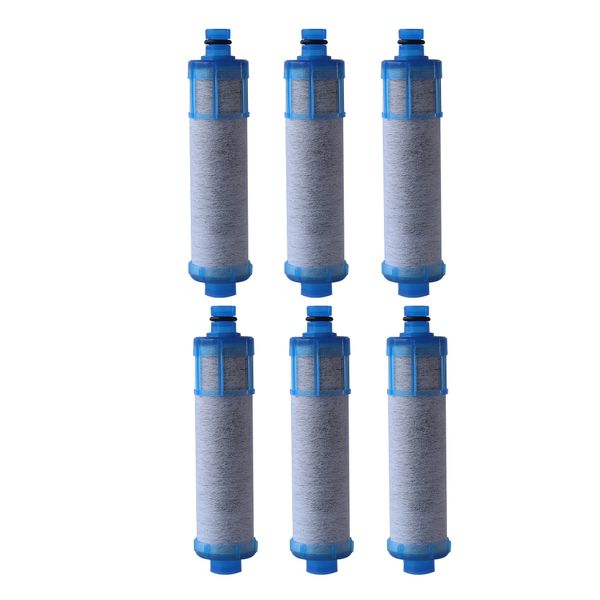 JF-21-S Replacement Water Filter Cartridge, 15+2 Substances Removal, High Chlorine Removal, Replacement Cartridge, Integrated Water Purifier, Replacement Cartridge (jf21, 6 Pieces)