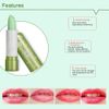 Color Changing Lip Moisturizer, Lip Balm Gloss Lips Repair Moisturizer Lip Night Care Bid Farewell to the Dryness, Lasting Gloss Lipstick Lip Beauty Tool Lips Plumper Smooth and Light Texture