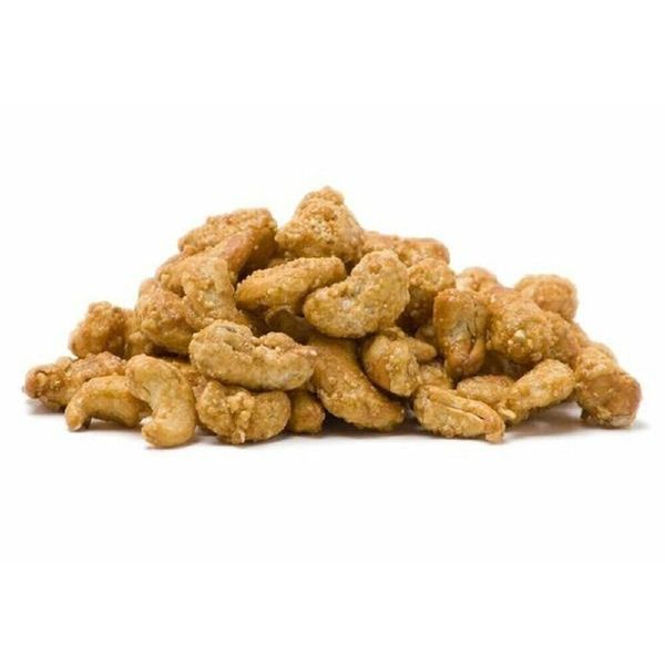 Cinnamon Flavored Toffee Covered Nuts (Cashews, 2 lbs)