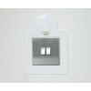 Suitable for Lego Minifigure Switch Surround Long Lasting 3D Solid Plastic Acrylic Kids Bedroom (White)