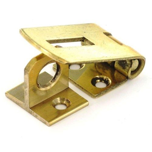 Pair of Solid Brass Hasp & Staple for Cupboard/Cabinet Door – 2 x 38mm