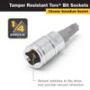 Titan 66810 1/4-Inch Drive x TR10 Tamper Resistant Torx Bit Socket