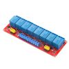 12V Relay Module 8 Channel Relay Board, DC 12V Delay Relay Module Board Switch with OPTO Isolation High Low Level Trigger(12V)