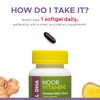Noor Vitamins Halal Prenatal Vitamins with DHA and Folic Acid, Essential Vitamins, Ginger to Soothe Mom's Stomach, Iron, Softgels, Prenatal Vitamin Before/During/Post Pregnancy (1 Month Supply)