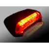 Fender Mount LED Tail Lamp Red Lens Universal Brake Lamp Tail Light Tail Red