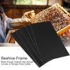TOPINCN Beehive Foundations 5Pcs/Set Plastic Sheets for Langstroth Replacement Beekeeping Equipment Easy Assemble Without Frame(42.5 * 21Cm)