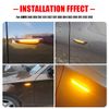 MKptopia 2pcs Dynamic Side Marker LED Indicator Light Flashing Lamp Signal Lamp Compatible with B-MW E82 E88 E90 E91 E92 E93 E60 E61 E84-Black