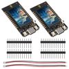 2Pcs T-Display 1.14" ESP32 Development Board WiFi and Bluetooth 1.14 Inch LCD Display Control 4MB LCD Wireless Controller Module for Arduino