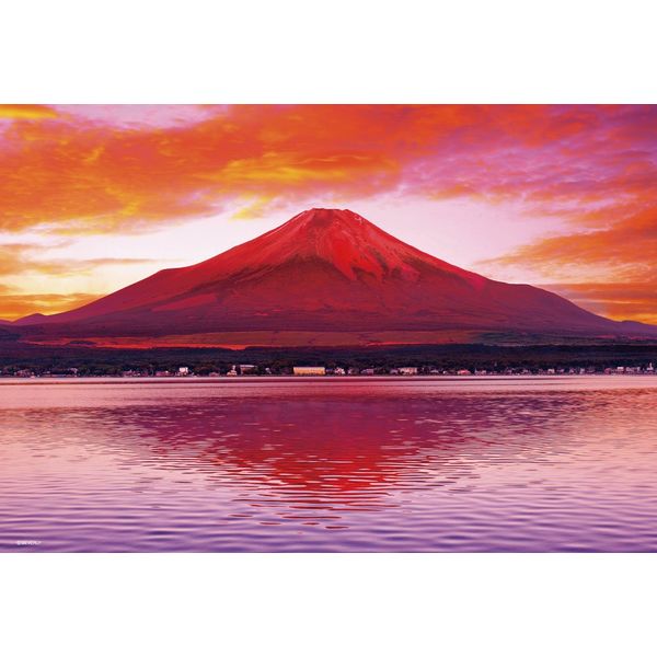 1000 Micro-piece red sacred mountain Fuji M71-856 by Beverly